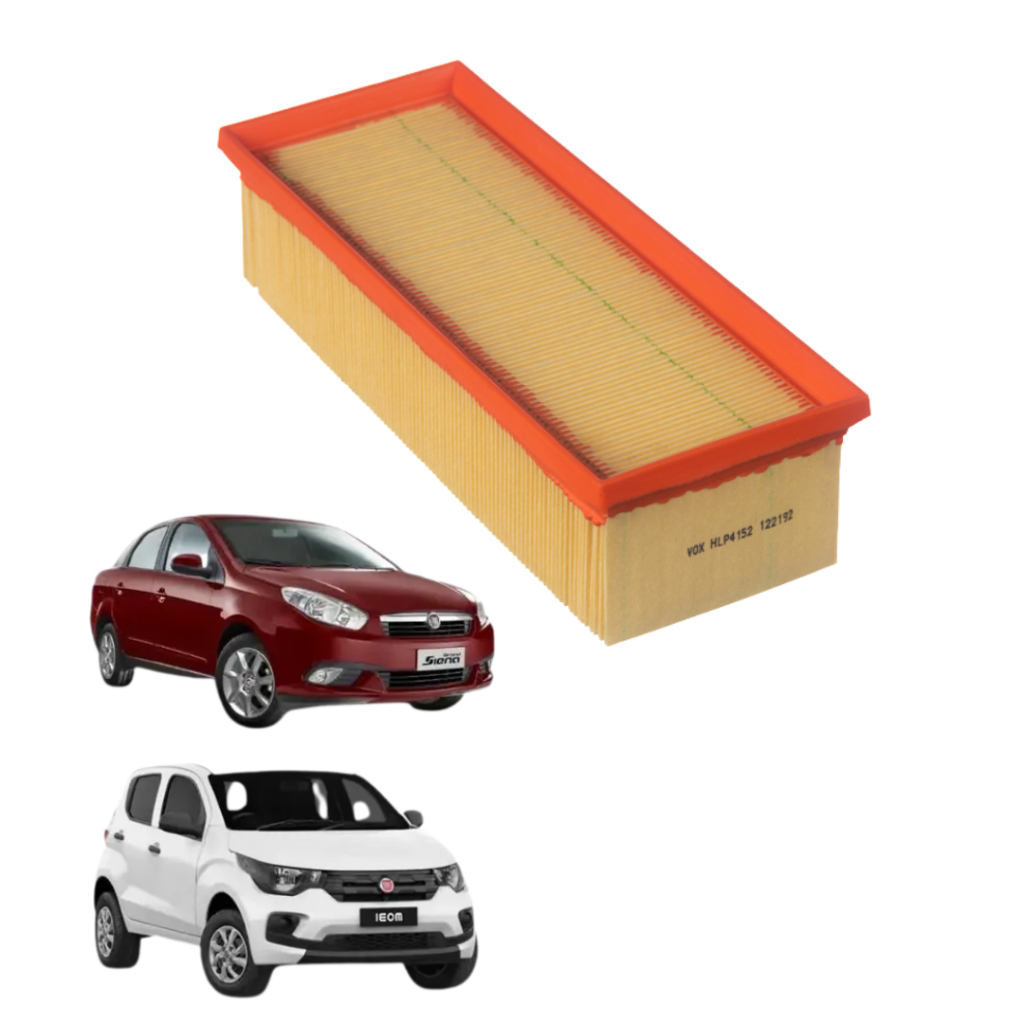 Filtro Ar Motor Uno Vivace Uno Evo Uno Novo / Grand Siena Palio atractive 2015 em diante HLP4152