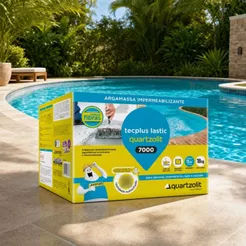 Impermeabilizante Tecplus 7000 Lastic Para Piscina, Banheiros e Cozinhas Quartzolit 18KG