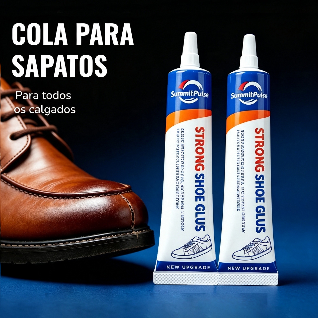 KIT 3 Cola Transparente Para Reparo De Sapatos – Adesivo À Prova D'água Fixação De Solas , Saltos E Bolsas (60ml)