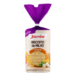 Biscoito De Milho Vegano Sem Glúten Jasmine 130G