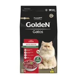 Ração Golden Para Gatos Adultos Sabor Carne 10,1Kg