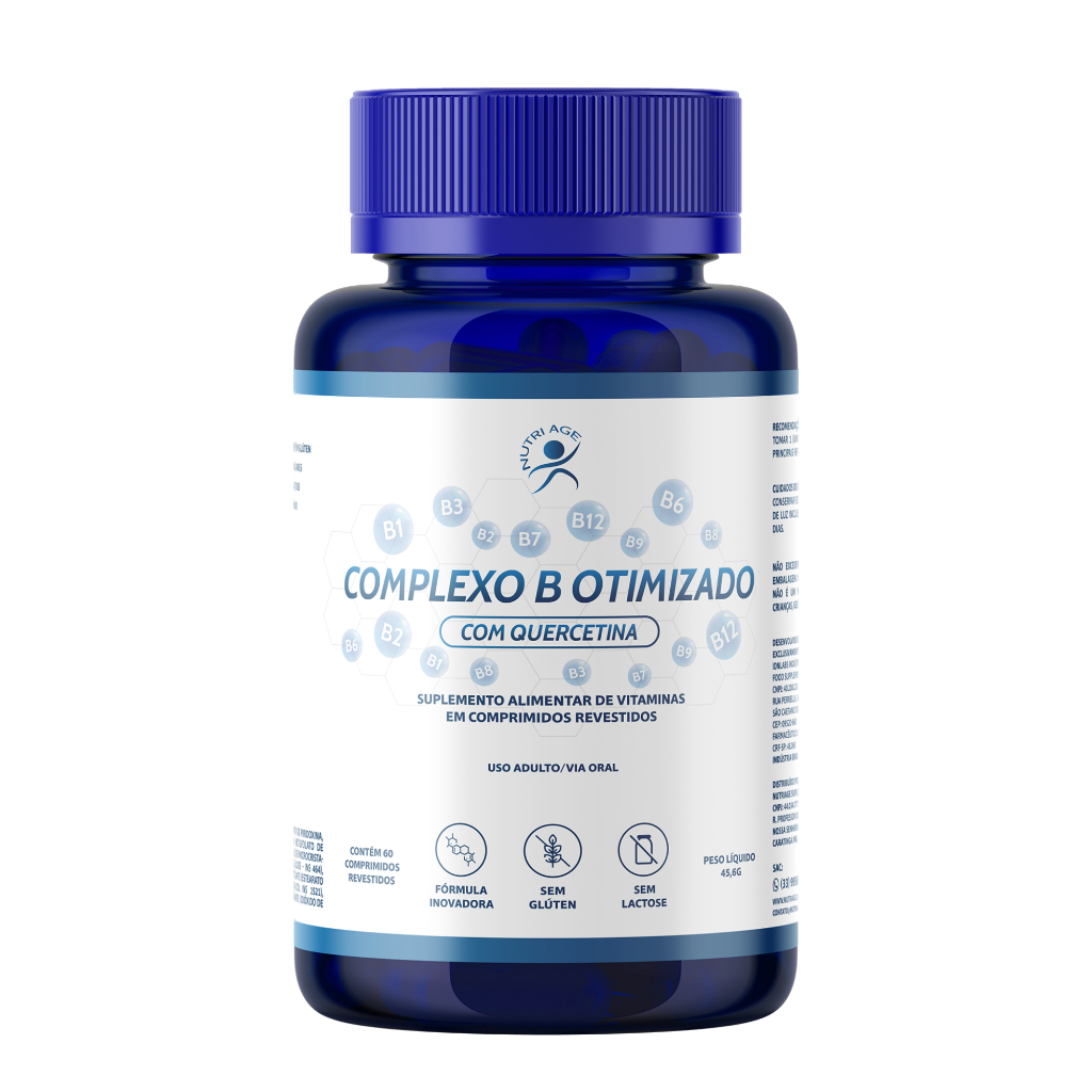 Complexo B Otimizado Com Quercetina 60 Cap Nutriage Sabor N/D