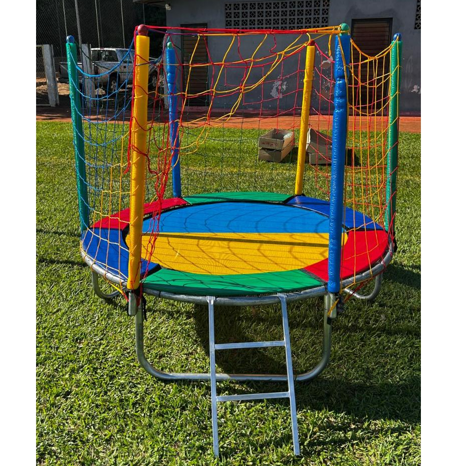 Cama Elástica Pula Pula Trampolim Premium Resistente Suporta 110kg