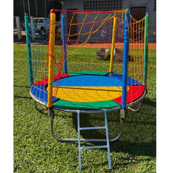 Cama Elástica Pula Pula Trampolim Premium Resistente Suporta 110kg