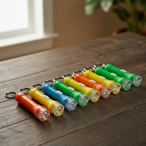Kit 12/24/36 Mini LED Lanterna Colorida Com Corda Para Chaveiro e Lembrancinha de Festa Brinde — imagem 2 de 2