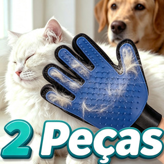 Luva Escova Pet Nano Magnética – Remove Pelos de Gatos e Cachorros com Facilidade