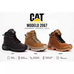 Bota Coturno Caterpillar Adventure Masculino Feminino Couro Legitimo Palmilha Gel 35 a o 46
