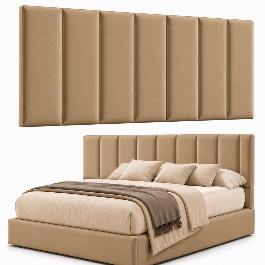 ENVIO IMEDIATO Kit Até 8 Placas Cabeceira Modular Estofada 60x20 Cama Box