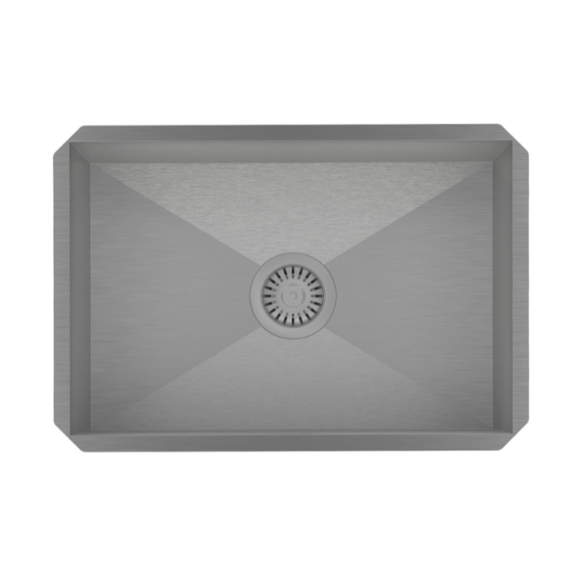 Cuba Pia Cozinha Gourmet Aço Inox 304 Retangular Acabamento Escovado 58x40 Tubrax