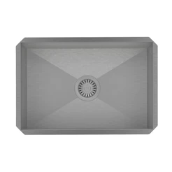Cuba Pia Cozinha Gourmet Aço Inox 304 Retangular Acabamento Escovado 58x40 Tubrax