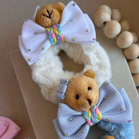 PORTA COQUE DE BALLET PARA CABELO DE BAILARINAS | PORTA COQUE DE PELÚCIA INFANTIL BALÉ — imagem 2 de 2