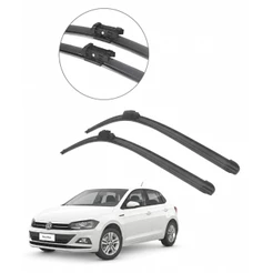 Par Palheta Limpador Parabrisa Dianteiro Vw Polo / Polo Sedan 2010 2011 2012 2013 2014 2015
