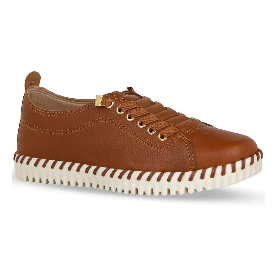 Tênis Feminino Casual Couro Legítmo Bottero Twister Pro Original Calce Fácil Estiloso Leve — imagem 2 de 2