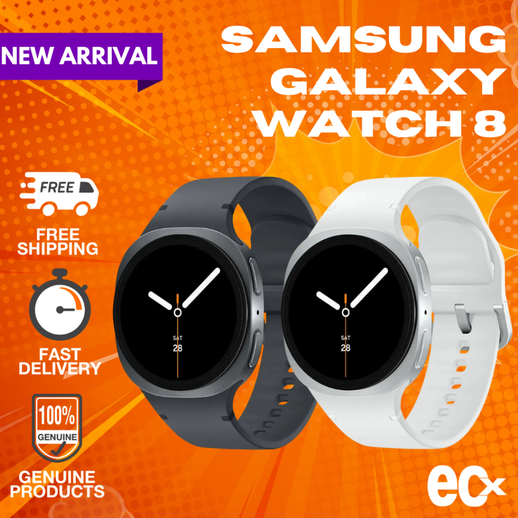 Samsung Galaxy Watch 8 40/44mm Bluetooth & LTE Smartwatch – AMOLED, Health & Fit