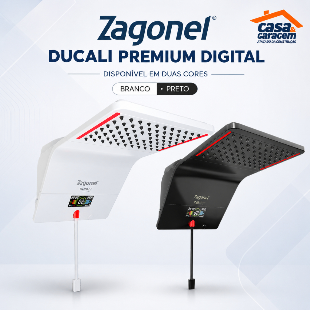 Chuveiro Ducha Ducali Premium Eletronica Zagonel