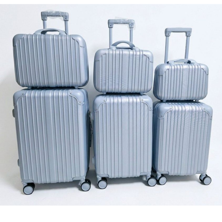 Conjunto Mala De Viagem 10KG E Frasqueira Cadeado TSA Roda Dupla 360°