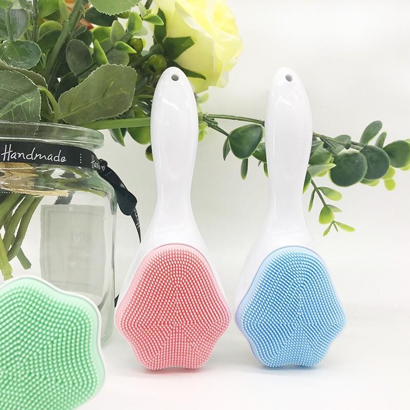 Escova Facial em Silicone Modelo Pata de Gato para Limpeza Profunda com Cerdas Suaves — imagem 2 de 2