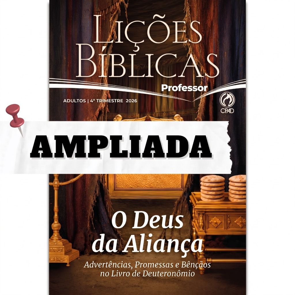 Revista - Lições Bíblicas Adulto Professor Ampliada 4º Trimestre 2026