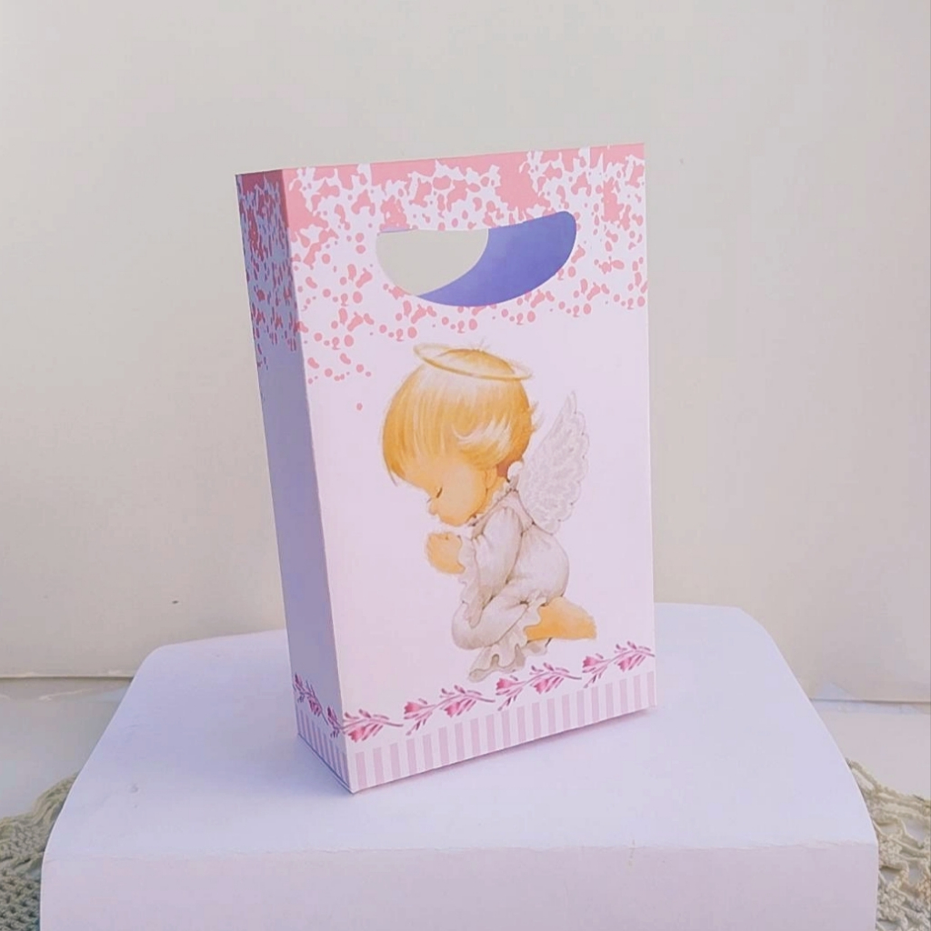 Kit Sacolinha Surpresa Festa Infantil Personalizada BATIZADO Lembrancinhas Aniversário PEGUE E MONTE
