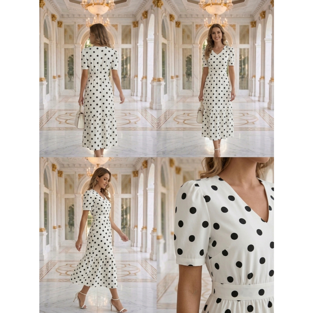 Vestido Crepinho Longo Feminino Elegante com Caimento Perfeito