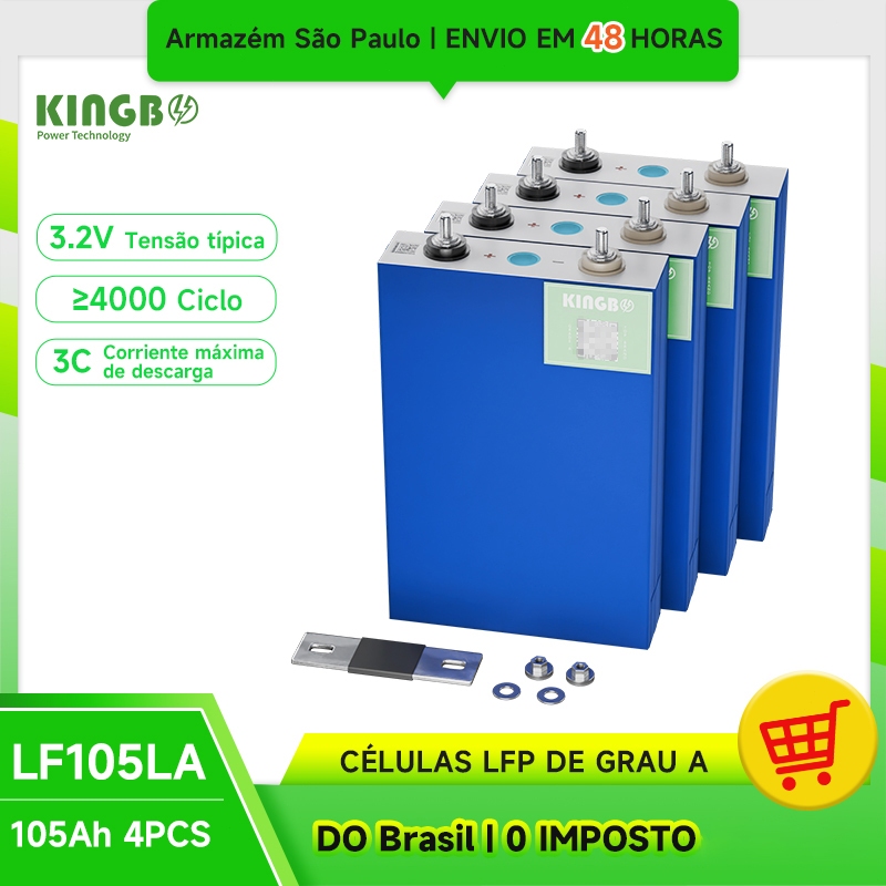 Kingbo 4PCS EVE LF105LA para sistema solar off-grid 3.2V