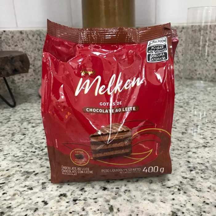 Chocolate Ao Leite Gotas - 400g - 1 unidade - Melken - Rizzo