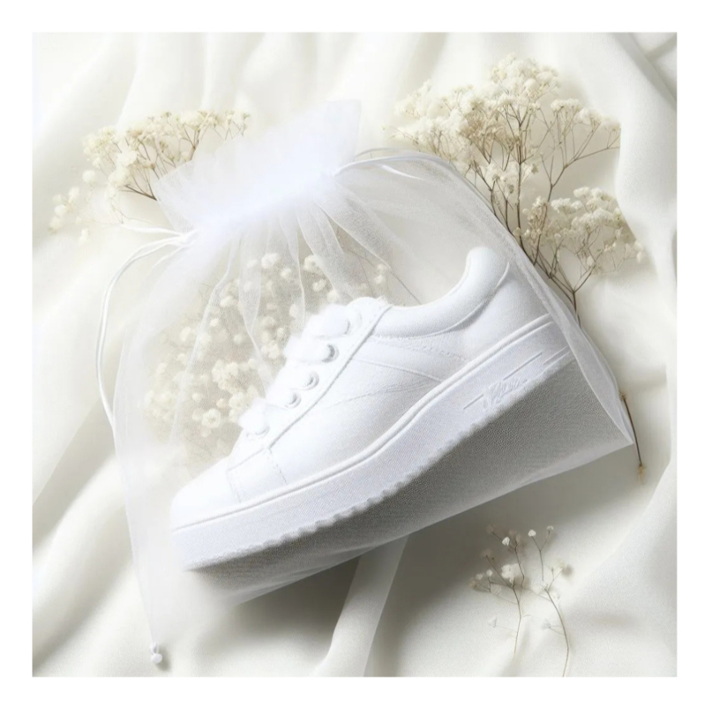 Saquinho de Organza Branco 20cm x 30cm Pacote com 10 unidades