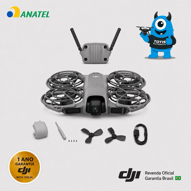 Drone Dji Neo 2 ( Drone + Antena Receptora) - HOMOLOGADO ANATEL