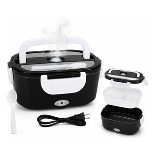 Marmita Elétrica Térmica Portátil Preta Bivolt 1,5L