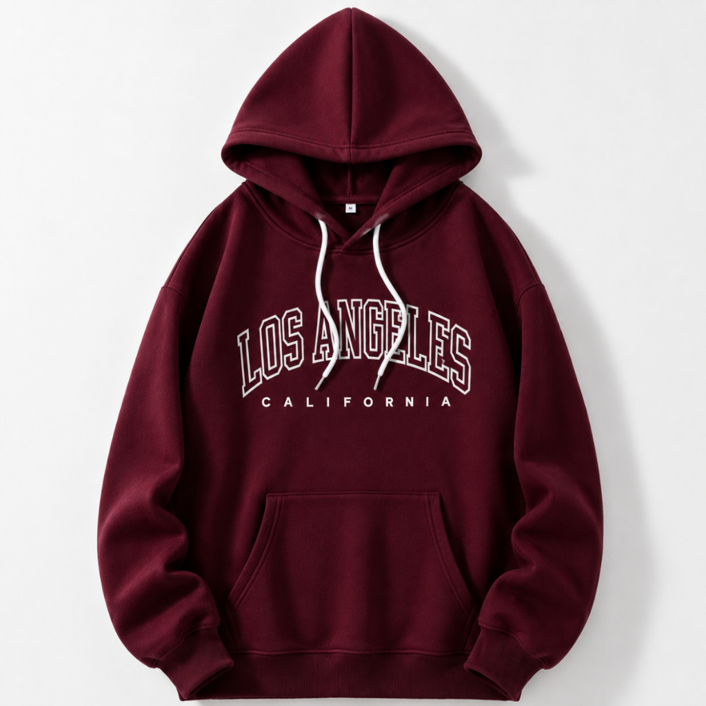 Moletom Canguru Los Angeles Califórnia Estampado Street Wear Blusão Casaco Inverno Blusa de Frio