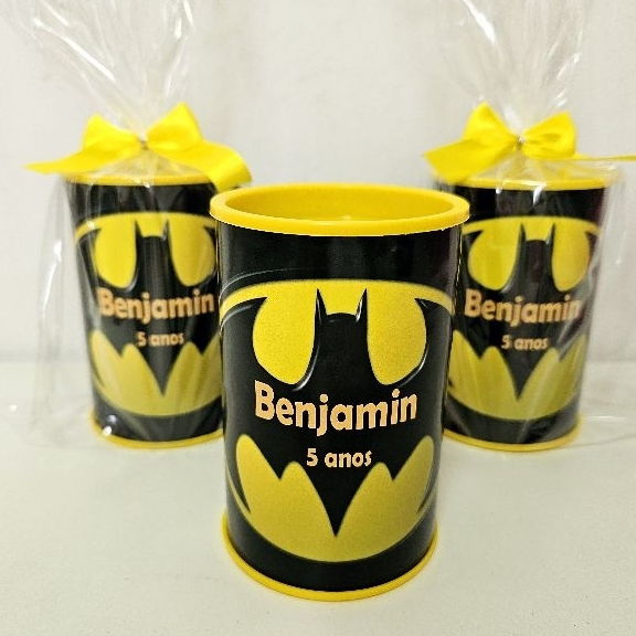 Cofrinho Personalizado Batman | Lembrancinha Infantil | Aniversário