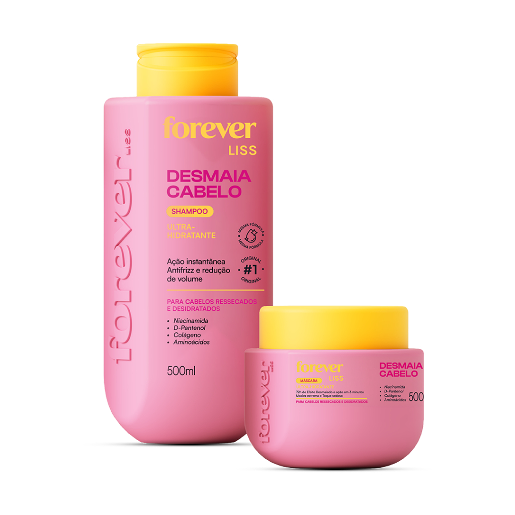 Kit Especial Desmaia Cabelo Forever Liss 500g