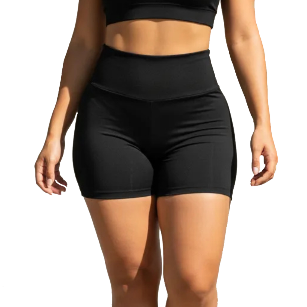 Short de Academia Feminino Fitness Short Leg Cintura Alta Short Feminino Academia Esportivo