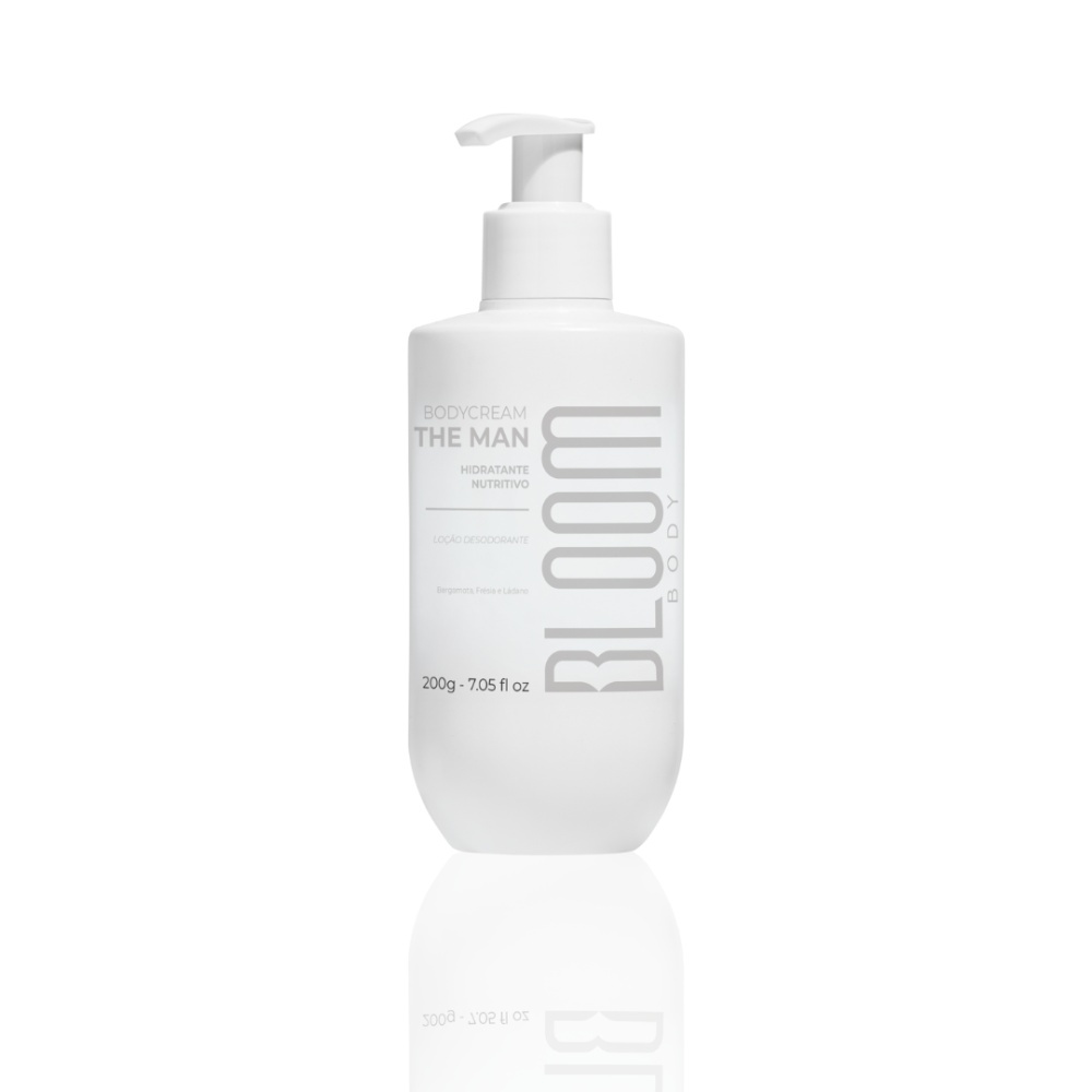 Bloom Body - The Man Body Cream Desodorante -Hidratante Masculino 200 g - Hidratação com toque Macio
