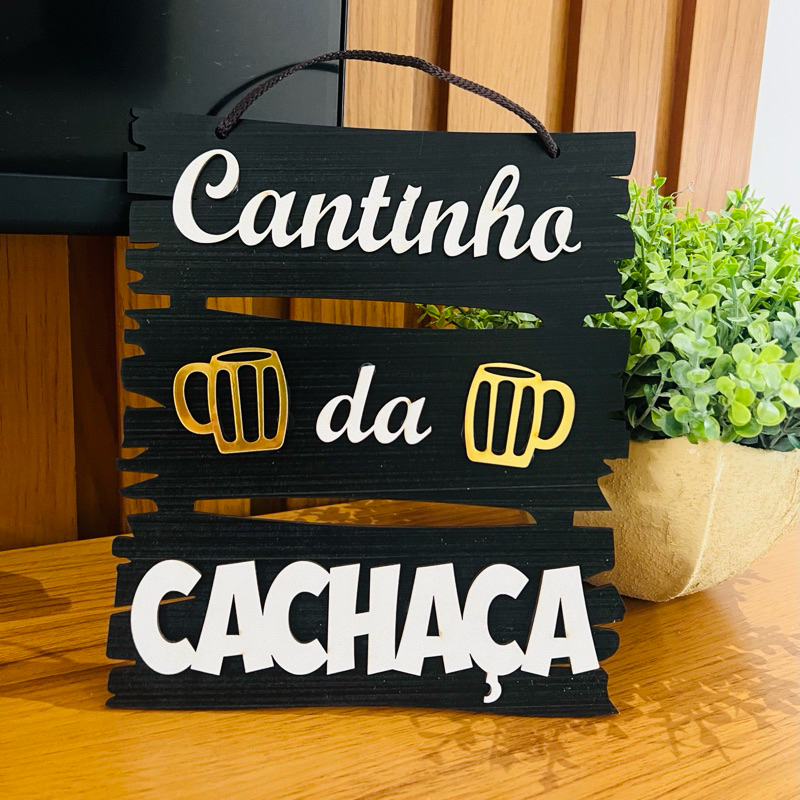Quadro Decorativo | Cantinho da Cachaça | Decoração Casa