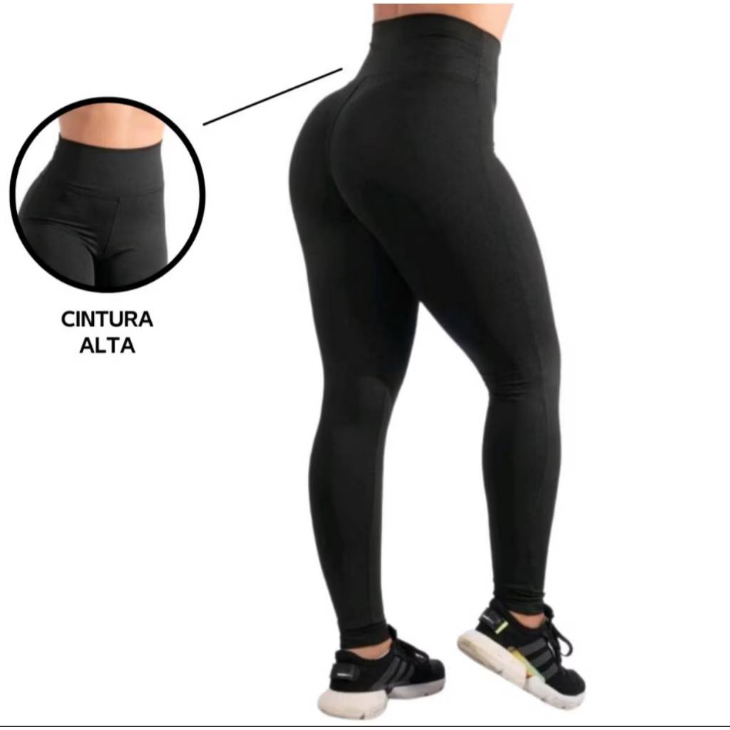 Legging Flanelada Grossa Calça Leg Peluciada Forrada Por Dentro Costura Reforçada Calça Térmica