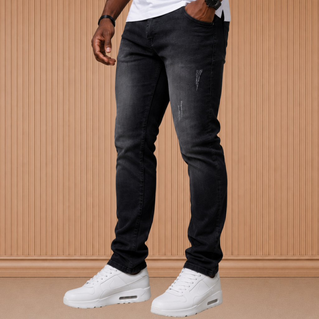 Calça Masculina Jeans Lycra Elastano Premium Casual Moda 2026 Estilosa Sarja Trabalho Versátil.