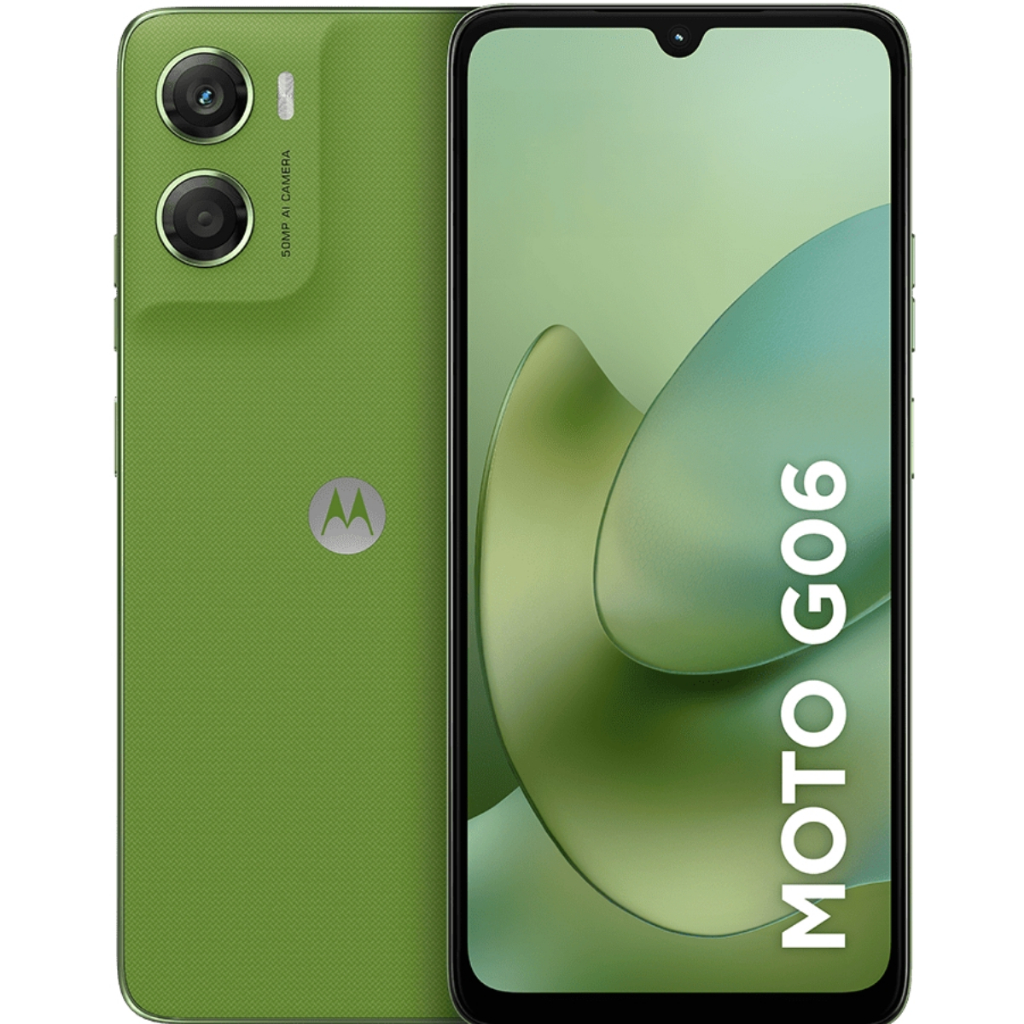 Smartphone Motorola Moto G06 4G 256GB 4GB RAM 6.9 Pol 120Hz Camera 50MP Verde