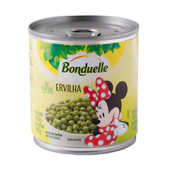 Ervilha Em Conserva Ao Vapor Disney Bonduelle França 160g