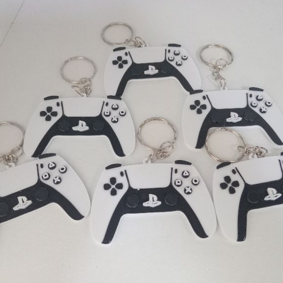 Chaveiros Controle PS5 Kit com 30 ou 50 Chaveiros para Lembrancinha Gamer Estilosa e Moderna