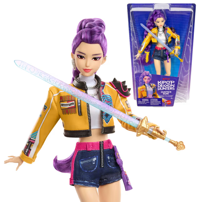 Kpop Demon Hunters Netflix Boneca Rumi - Mattel Jrn34/Jrn35