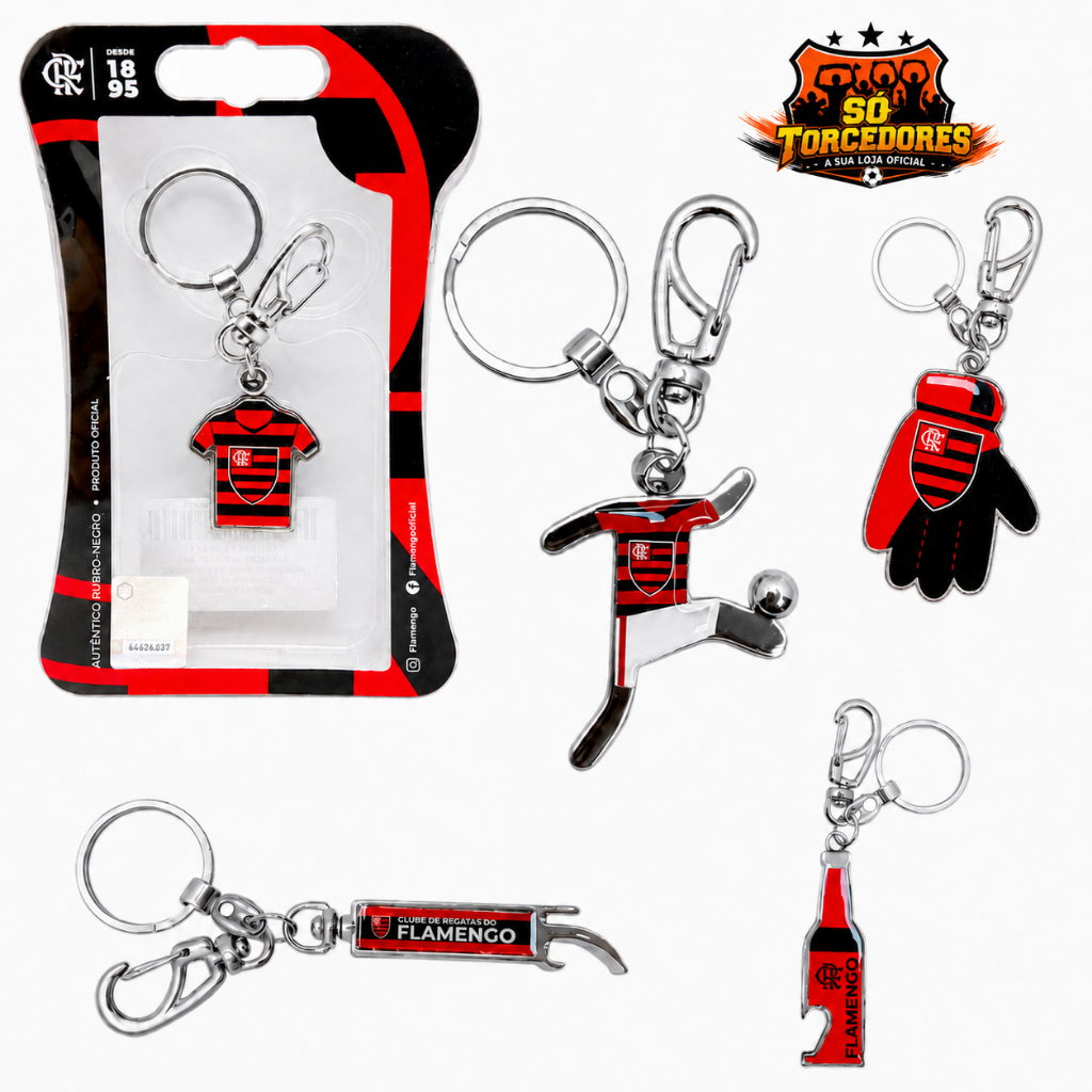CHAVEIROS RESINADOS OFICIAL/ORIGINAL FLAMENGO