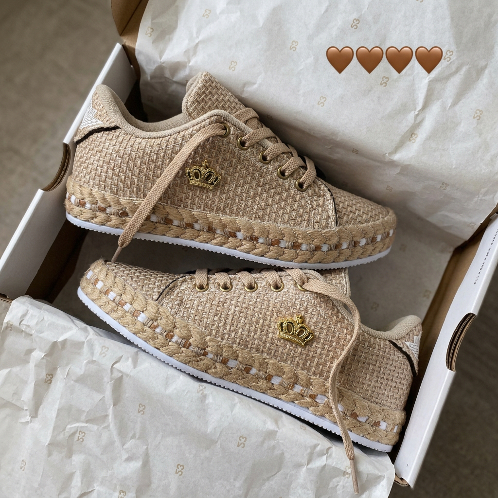 Tênis Casual feminino Palhinha Estiloso Confortável Moderno Fashion Versátil- Confortable Shoe Women