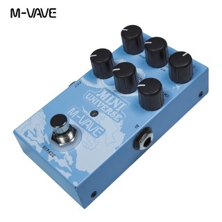 Pedal de efeito para guitarra M-VAVE Pedal de reverberação digital Efeito de reverberação de modelagem digital