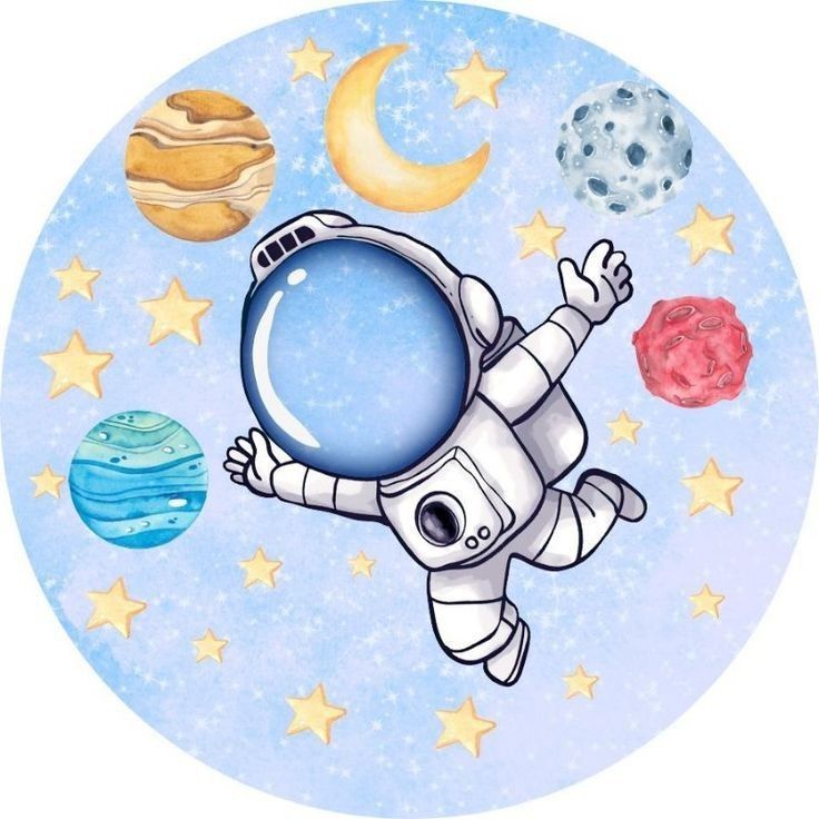 Envio rápido kit de até 50 adesivos personalizados redondos Astronauta para lembrancinha/festas e eventos