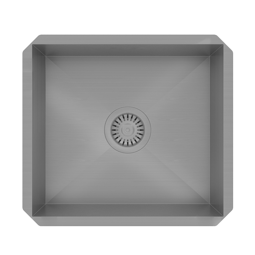 Cuba Luxo P/ Embutir Cozinha Gourmet Em Aço Inox Tubrax