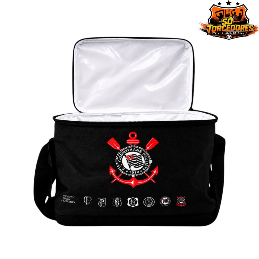 BOLSA TÉRMICA OFICIAL CORINTHIANS 21L / 24 LATAS - Corinthians