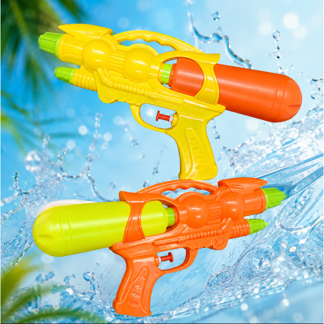 Kit 2 Pistolas Arma Arminha Water Gun Lança Agua Brinquedo