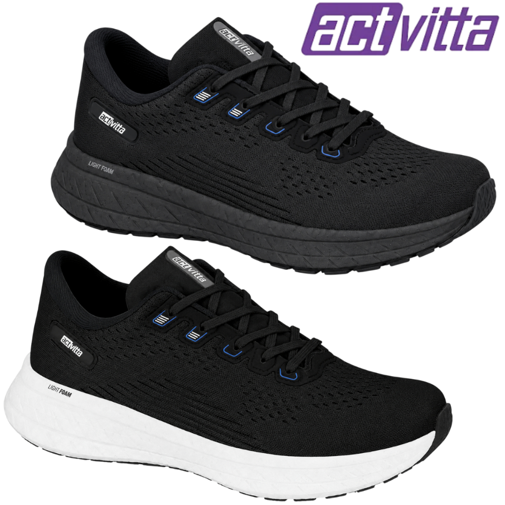 Tênis Masculino Esportivo Actvitta Gaspea Loc Tênis Masculino Academia Tênis Caminhada Leve