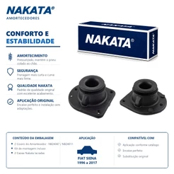 Par Coxim Dianteiro Fiat Siena 1996 ate 2017 Original Nakata